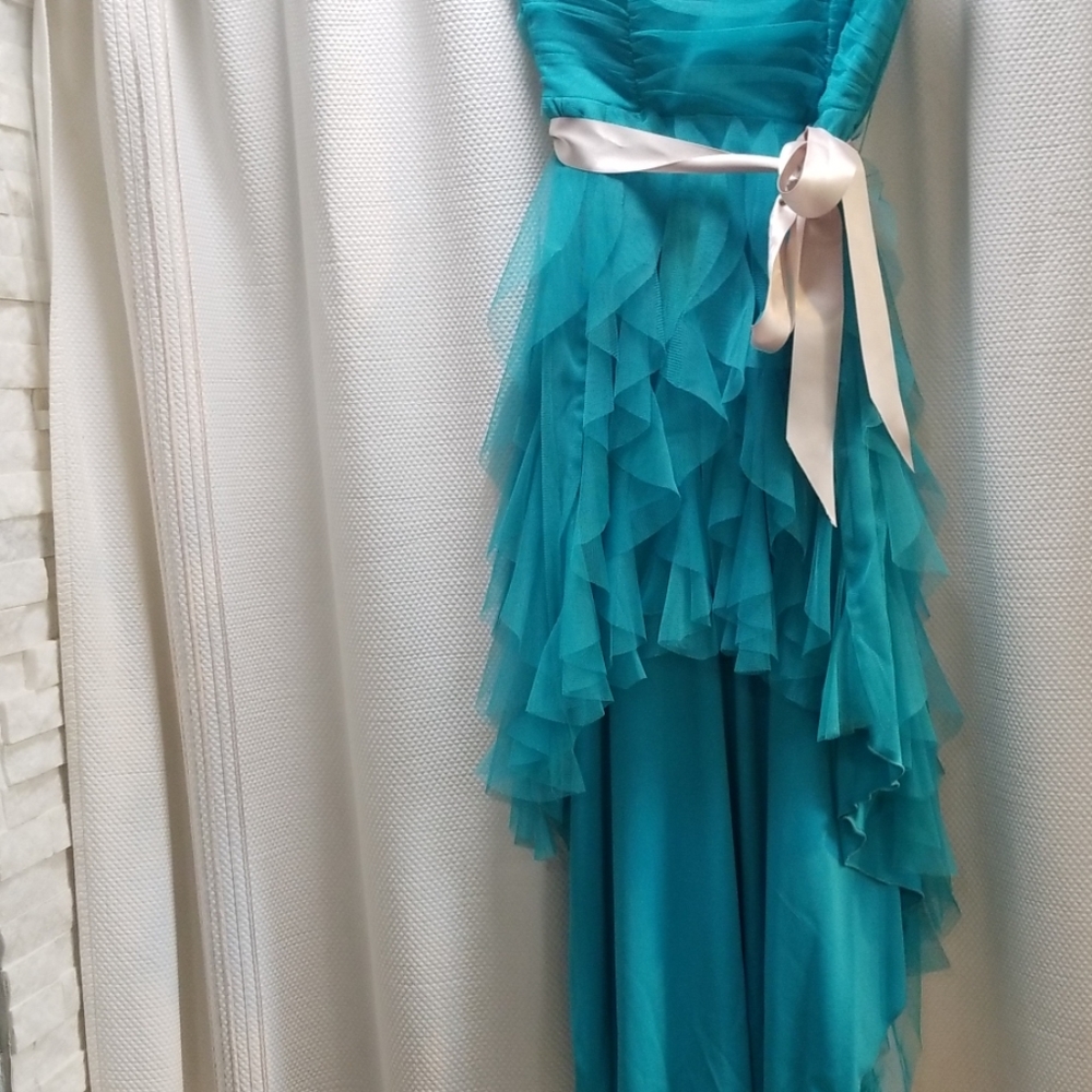 High Low Teal Dress Size 7